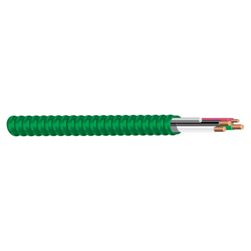 MCAP Cable - Solid, Black/White/Red, 12/3, 250 Feet Spooled